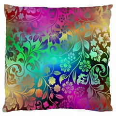 Flower Nature Petal  Blossom Large Flano Cushion Case (One Side)