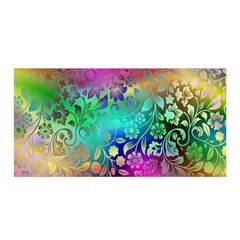 Flower Nature Petal  Blossom Satin Wrap 35  X 70 