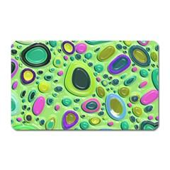 Blob Ring Circle Abstract Magnet (Rectangular)