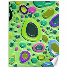 Blob Ring Circle Abstract Canvas 18  x 24 