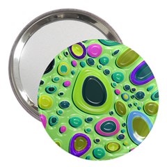 Blob Ring Circle Abstract 3  Handbag Mirrors