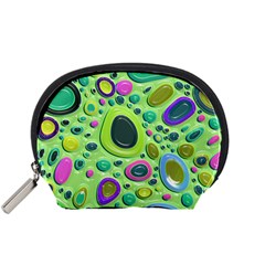 Blob Ring Circle Abstract Accessory Pouch (Small)