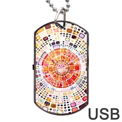 Internet Data Storage Online Dog Tag USB Flash (Two Sides)