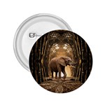 Sculpture Travel Outdoor Nature Elephant 2.25  Buttons Front