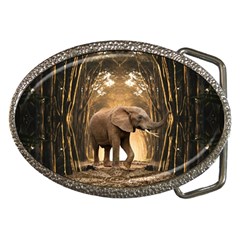 Sculpture Travel Outdoor Nature Elephant Belt Buckles by Wegoenart