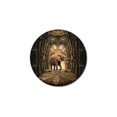 Sculpture Travel Outdoor Nature Elephant Golf Ball Marker (10 Pack) by Wegoenart