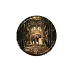 Sculpture Travel Outdoor Nature Elephant Hat Clip Ball Marker by Wegoenart