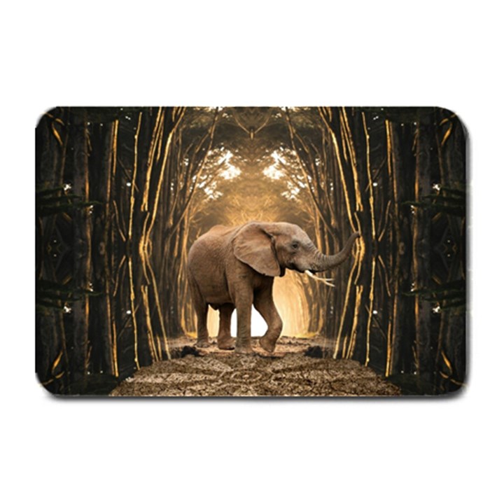 Sculpture Travel Outdoor Nature Elephant Plate Mats