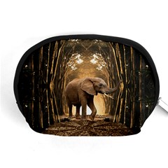 Sculpture Travel Outdoor Nature Elephant Accessory Pouch (medium) by Wegoenart