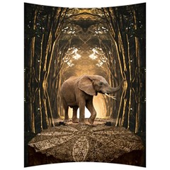 Sculpture Travel Outdoor Nature Elephant Back Support Cushion by Wegoenart