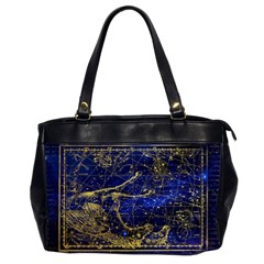 Constellation Horse Dolphin Oversize Office Handbag (2 Sides) by Wegoenart