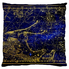 Constellation Horse Dolphin Large Flano Cushion Case (One Side)