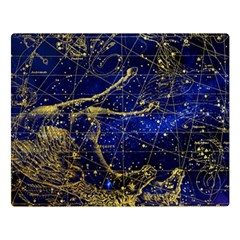 Constellation Horse Dolphin Double Sided Flano Blanket (Large) 