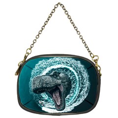 Dinosaur Sea Boat Fantasy Chain Purse (two Sides) by Wegoenart