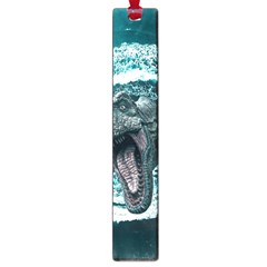 Dinosaur Sea Boat Fantasy Large Book Marks by Wegoenart