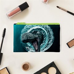 Dinosaur Sea Boat Fantasy Cosmetic Bag (xs) by Wegoenart