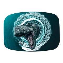 Dinosaur Sea Boat Fantasy Mini Square Pill Box by Wegoenart