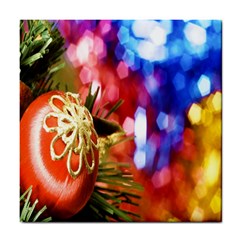 Christmas Decoration Ball Tile Coaster