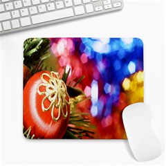 Christmas Decoration Ball Large Mousepads by artworkshop