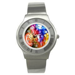 Christmas Decoration Ball Stainless Steel Watch by artworkshop