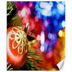 Christmas Decoration Ball Canvas 8  X 10  by artworkshop