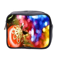 Christmas Decoration Ball Mini Toiletries Bag (two Sides) by artworkshop