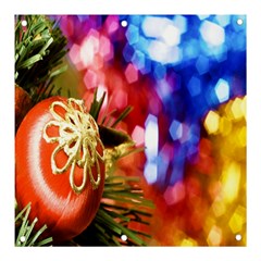 Christmas Decoration Ball Banner And Sign 3  X 3  by artworkshop