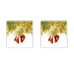 Christmas Decoration Close-up Cufflinks (square) by artworkshop