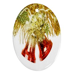 Christmas Decoration Close-up Oval Ornament (two Sides) by artworkshop