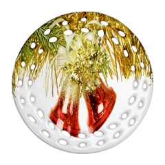 Christmas Decoration Close-up Ornament (round Filigree) by artworkshop