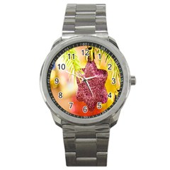 Christmas Decoration Star Sport Metal Watch by artworkshop