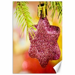 Christmas Decoration Star Canvas 12  X 18  by artworkshop