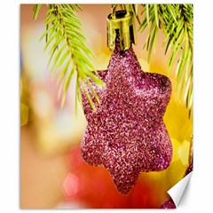 Christmas Decoration Star Canvas 8  X 10  by artworkshop