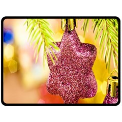 Christmas Decoration Star Fleece Blanket (large)  by artworkshop