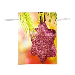 Christmas Decoration Star Lightweight Drawstring Pouch (s) by artworkshop