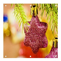 Christmas Decoration Star Banner And Sign 4  X 4  by artworkshop