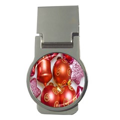 Christmas Decoration Star  3 Money Clips (round)  by artworkshop