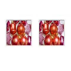 Christmas Decoration Star  3 Cufflinks (square) by artworkshop