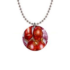 Christmas Decoration Star  3 1  Button Necklace by artworkshop