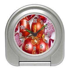 Christmas Decoration Star  3 Travel Alarm Clock by artworkshop