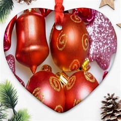 Christmas Decoration Star  3 Heart Ornament (two Sides)