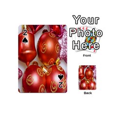 Christmas Decoration Star  3 Playing Cards 54 Designs (mini) by artworkshop