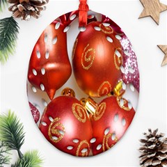 Christmas Decoration Star  3 Oval Filigree Ornament (two Sides)