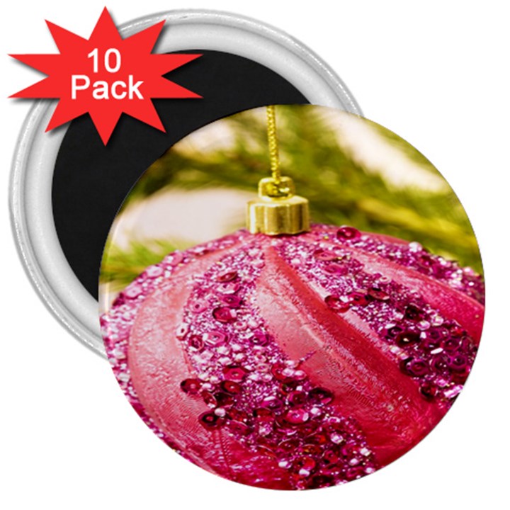 Christmas Decoration 7 3  Magnets (10 pack) 