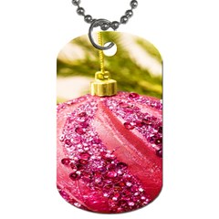 Christmas Decoration 7 Dog Tag (one Side) by artworkshop