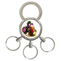 Christmas Decorations 3-ring Key Chain by artworkshop