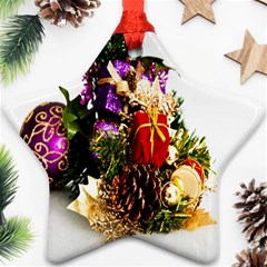 Christmas Decorations Star Ornament (two Sides) by artworkshop