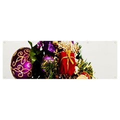 Christmas Decorations Banner And Sign 12  X 4  by artworkshop