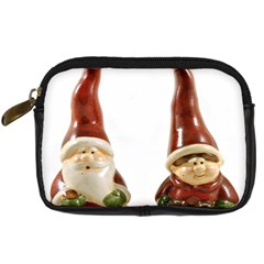 Christmas Figures 2 Digital Camera Leather Case by artworkshop