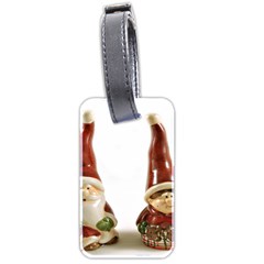 Christmas Figures 2 Luggage Tag (two Sides) by artworkshop